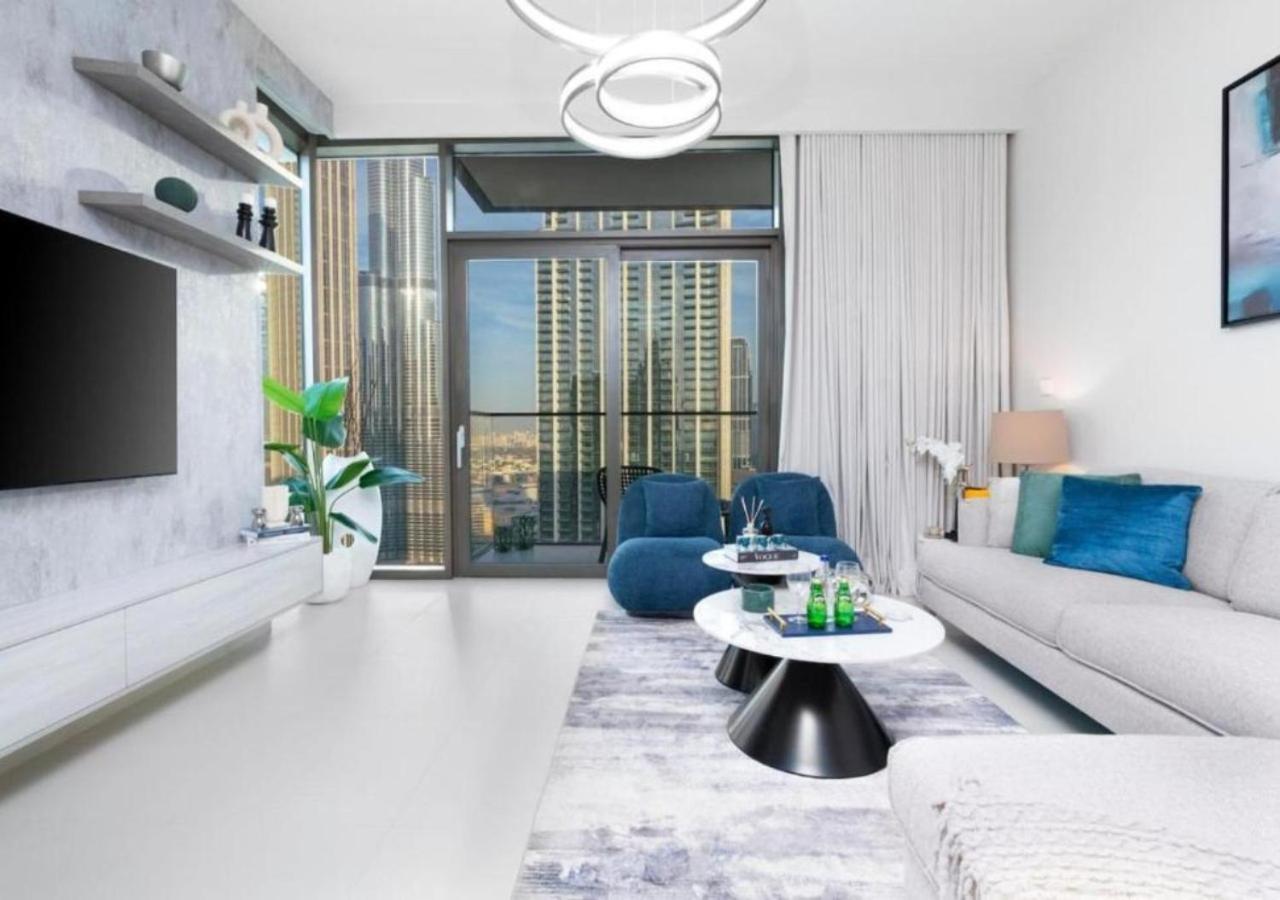 High-Floor 2 Bedroom Premium Apt And Burj Khalifa Views By Vibel دبي المظهر الخارجي الصورة