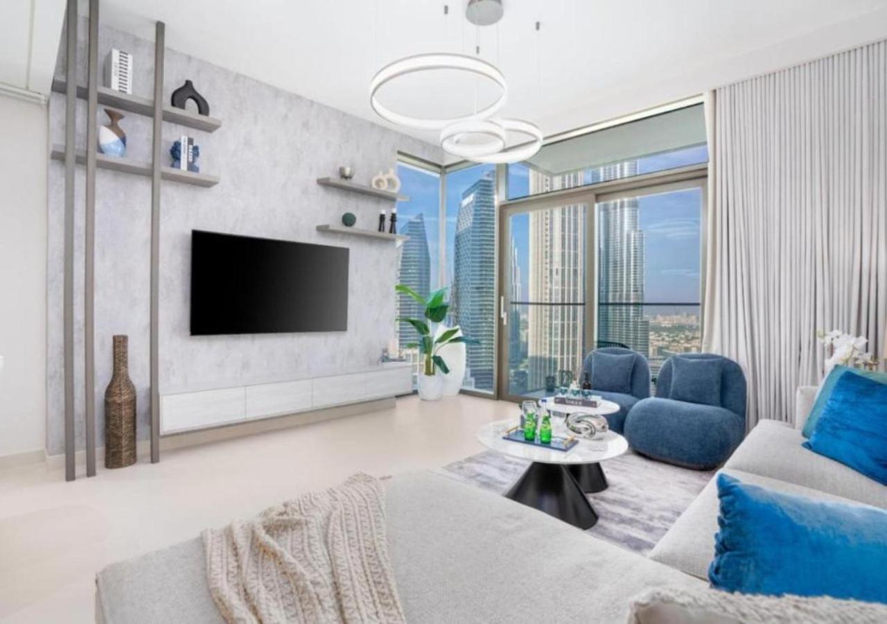 High-Floor 2 Bedroom Premium Apt And Burj Khalifa Views By Vibel دبي المظهر الخارجي الصورة